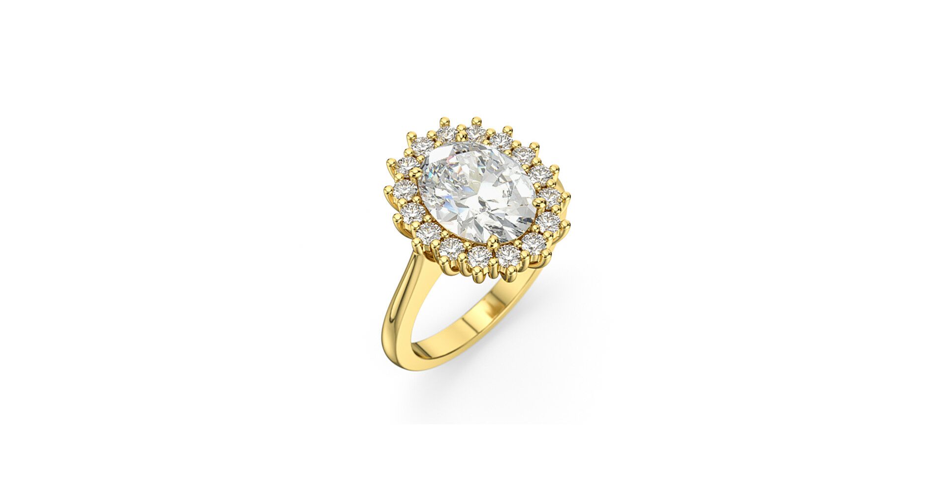 Bague Pompadour Or Jaune 18k Avec Pierre Mauve - Taille 55, Style Vintage