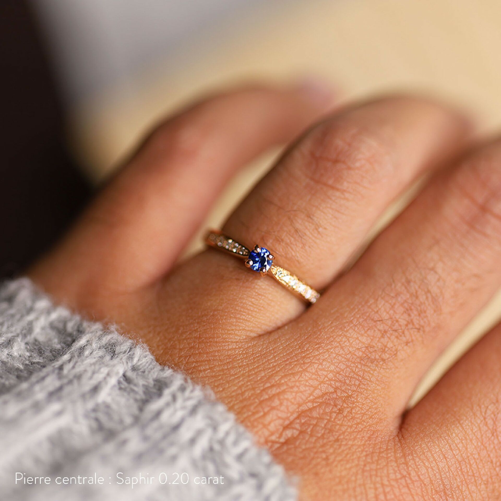 Bague Appoline Avec Chips De Pierres Naturelles – Artisanat Indonésie – Neuve Avec Étiquettes