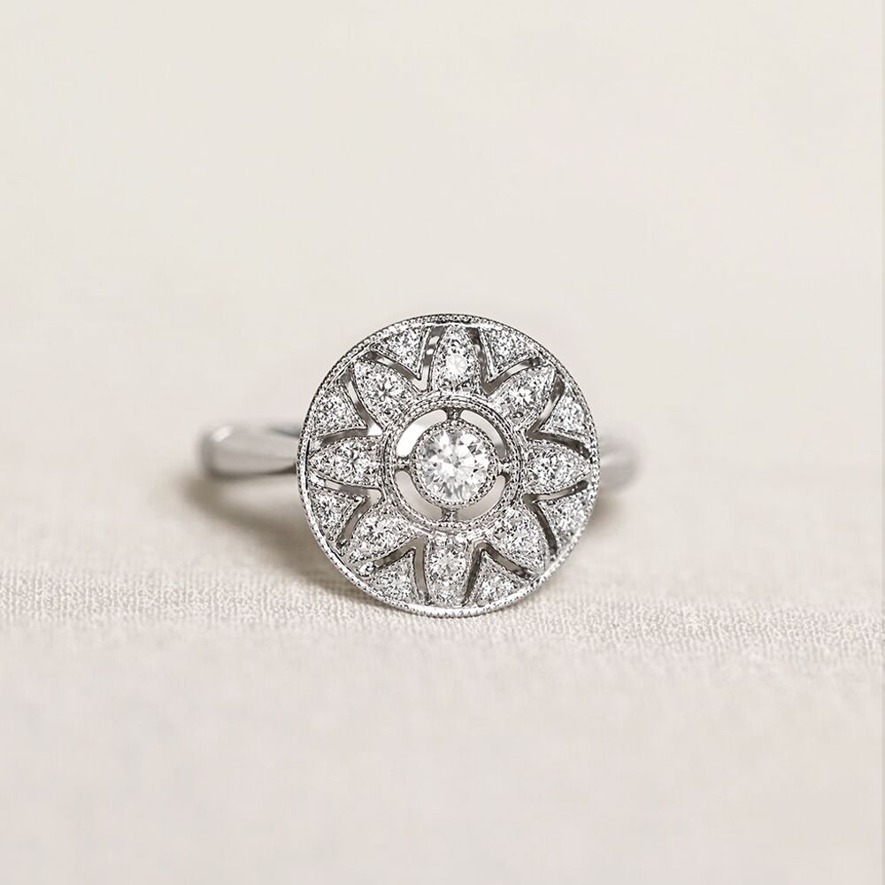 Boucles d'oreilles sur mesure en or blanc 750 millièmes
