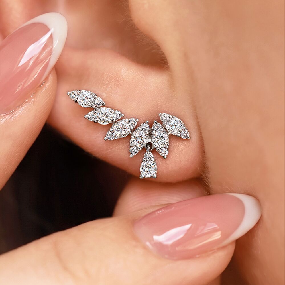 Bague sur mesure en or blanc 750 millièmes