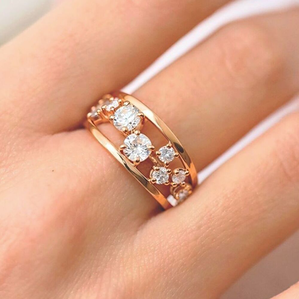 Bague sur mesure en or rose 750 millièmes