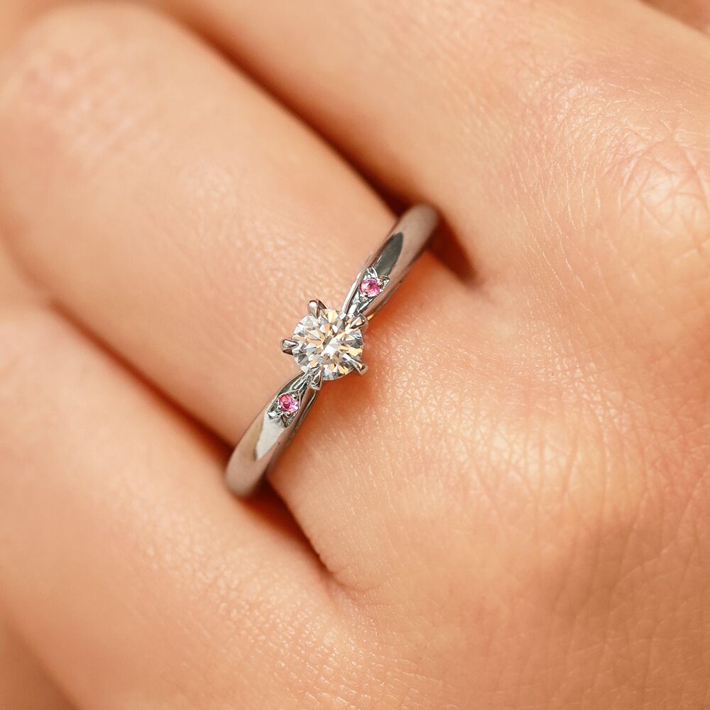 Bague sur mesure en platine 950 millièmes