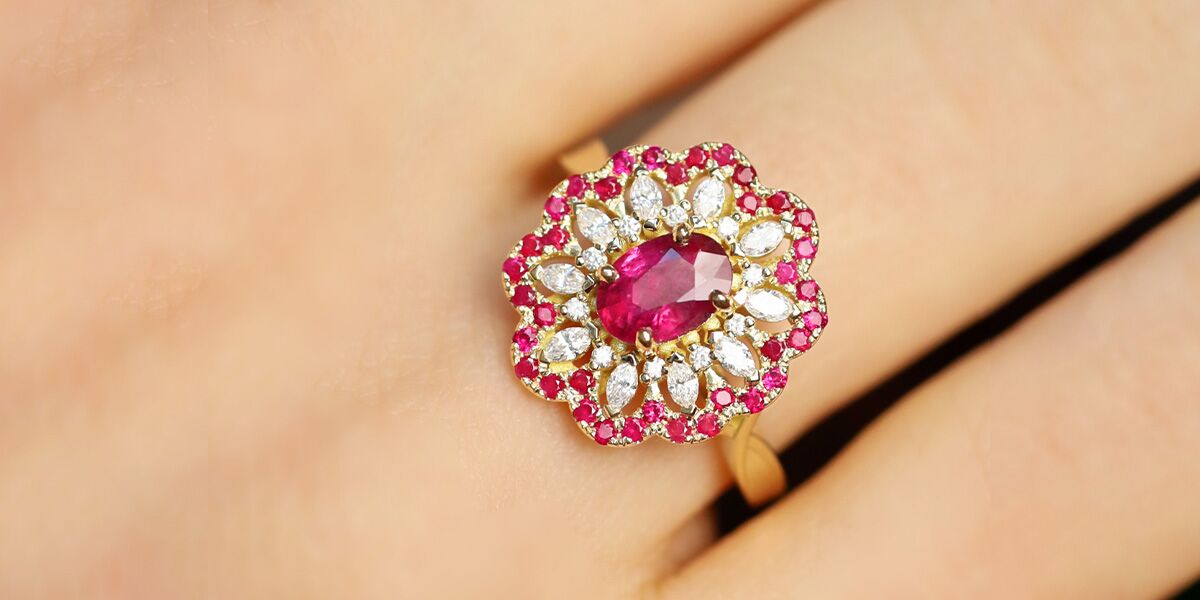 Bague rubis
