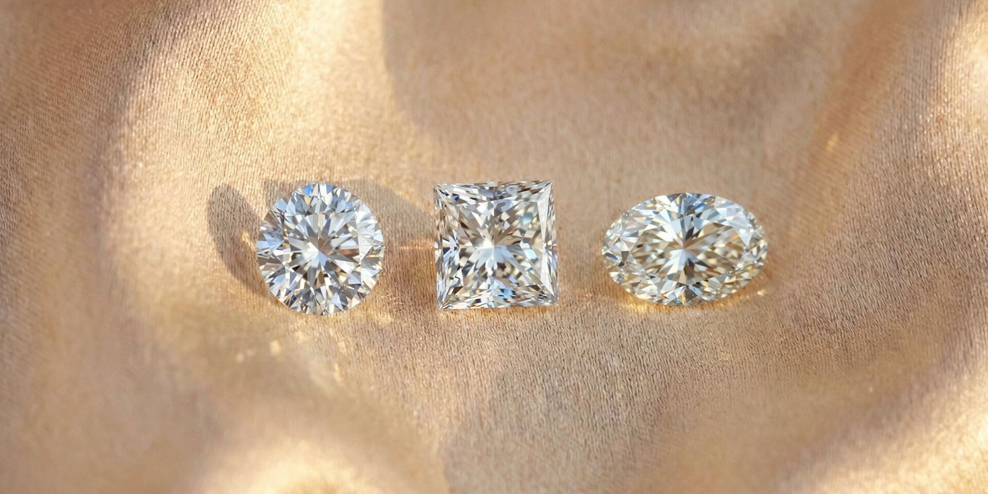 Diamants rond, princesse et ovale