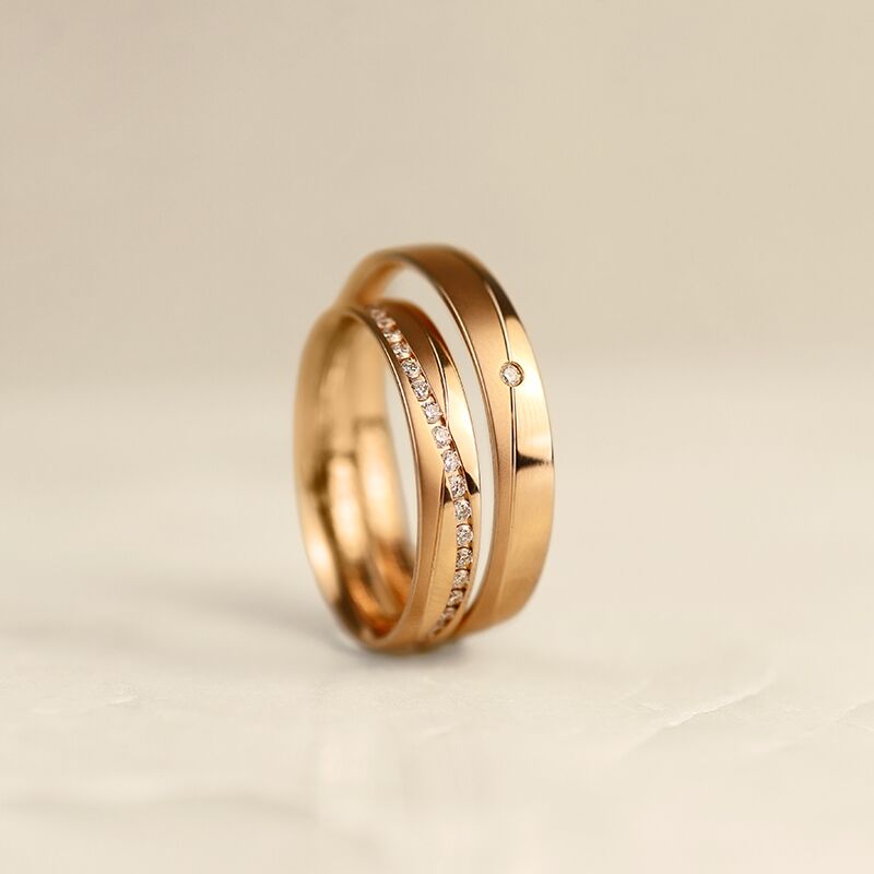 Alliances homme et femme