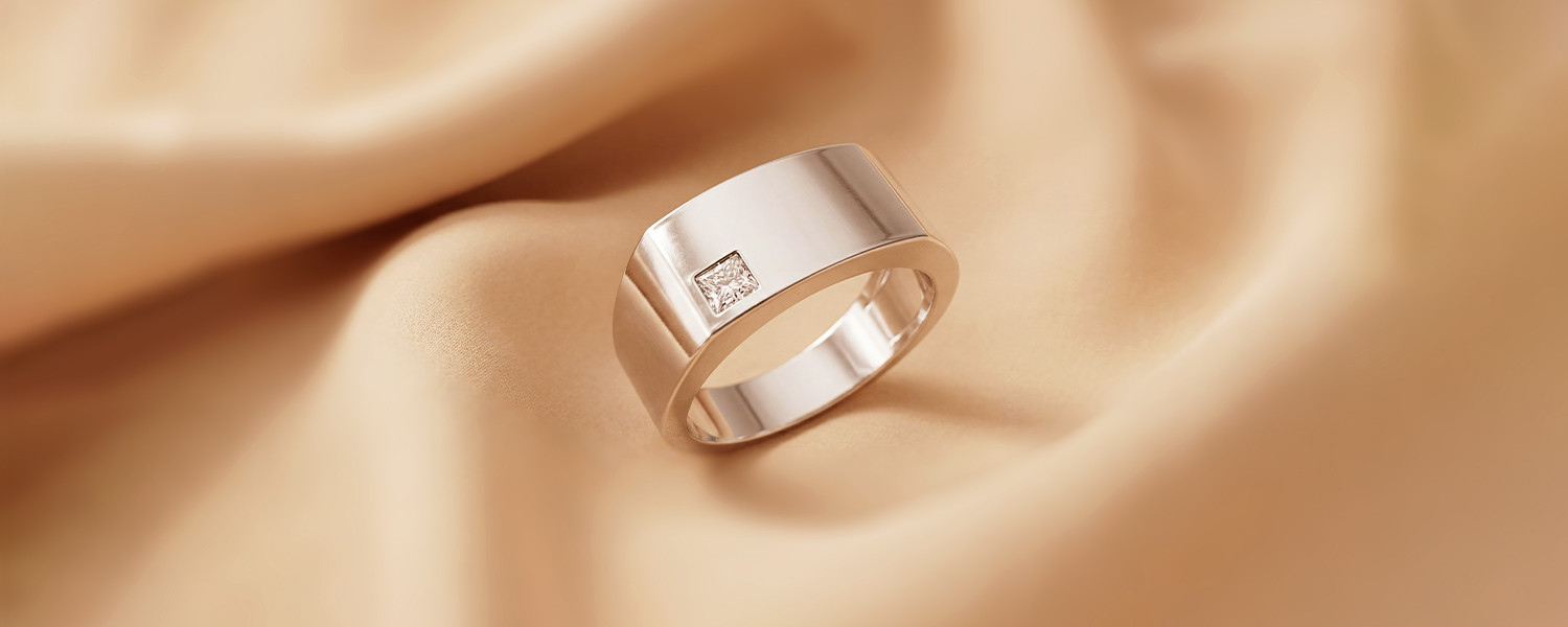 Bague chevaliere pour femme - Maison Salmon