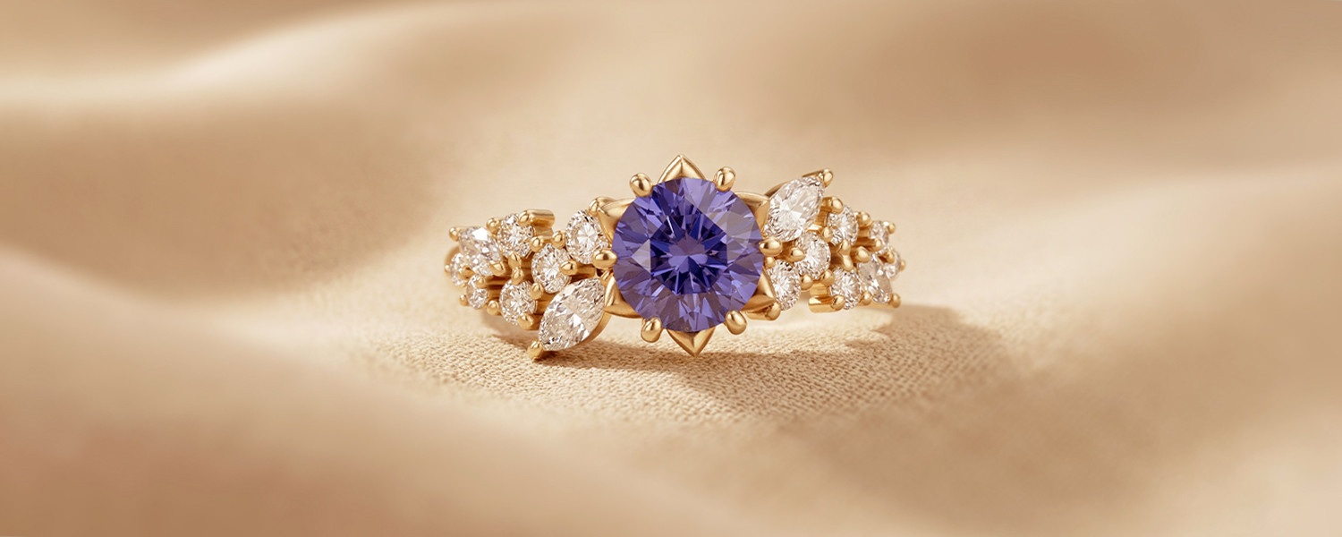 Bijoux en tanzanite - Maison Salmon